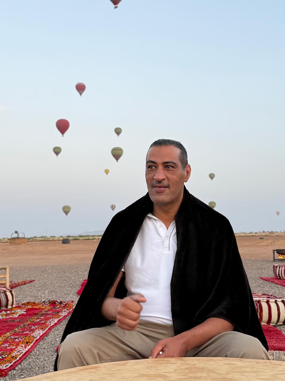 M-Ballooning Marrakech hot air balloon flight moment 25