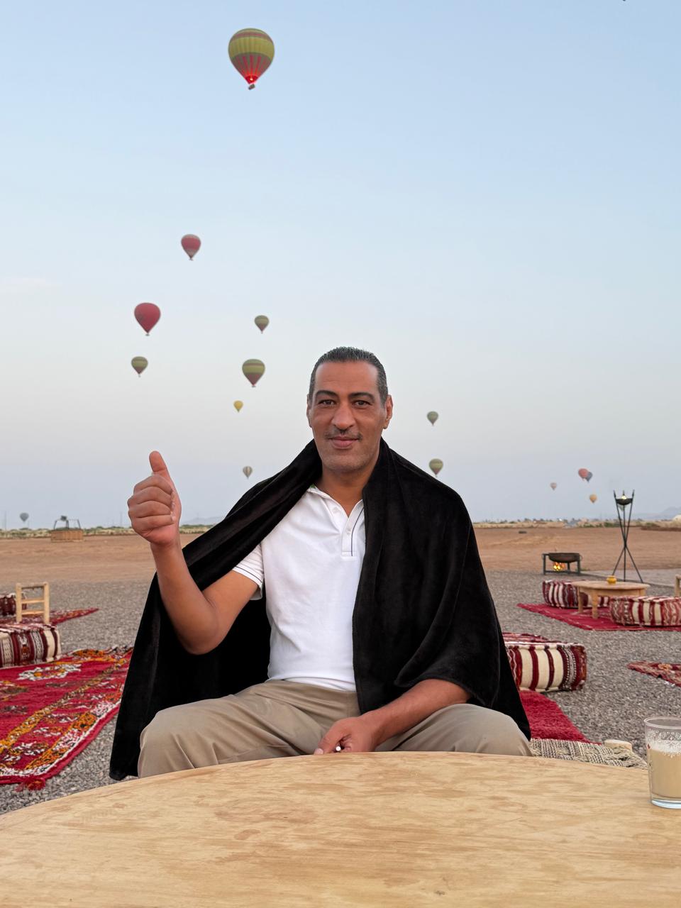 M-Ballooning Marrakech hot air balloon flight moment 24